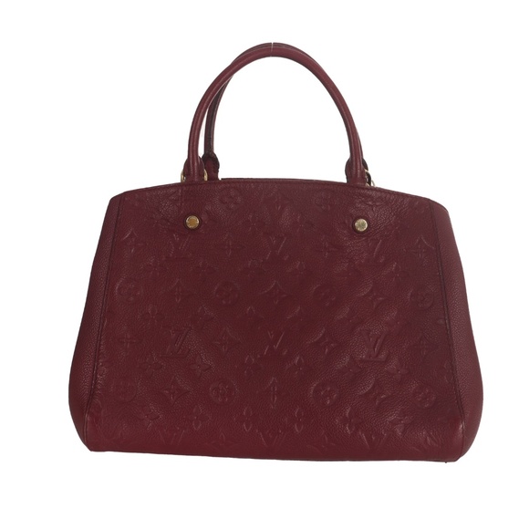 ♥️Louis Vuitton Montaigne BB Brown Leather  Shoulder Bag♥️ - Picture 6 of 16